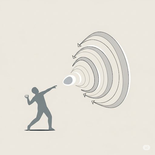 “ Attığınız taşların bir yankısı olacak. “
Demiş, bir bilge. :)