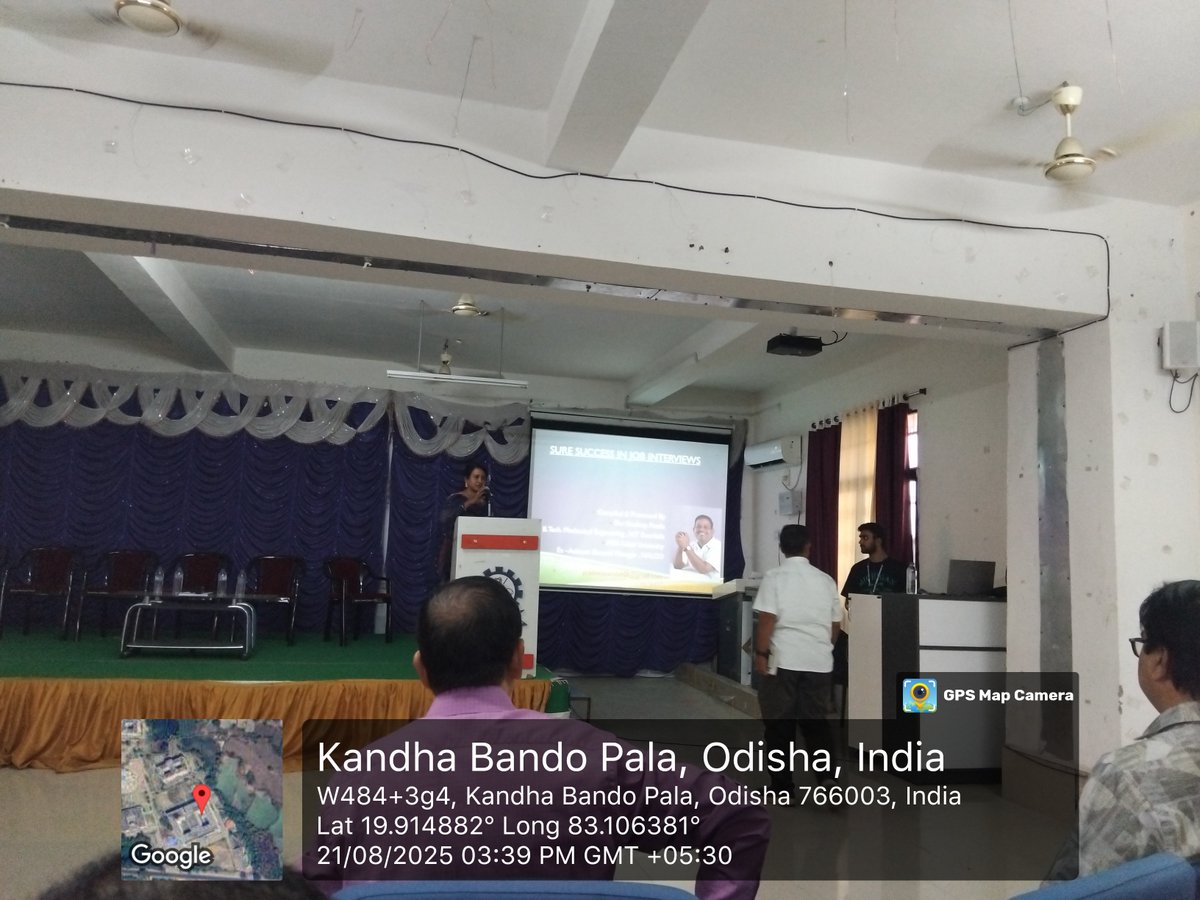 GCEKalahandi's tweet photo. Boost your job prospects! Shri Pradeep Panda, Ex-AGM, NALCO shared expert tips on acing job interviews at Seminar Room, GCE Kalahandi. Don't miss out on valuable insights from a seasoned pro! https://t.co/bRNnDYFX2x