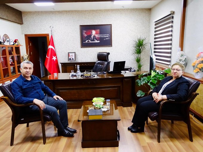 Germencik Kaymakamı, İncirliova Kaymakamı’nı Ziyaret Etti