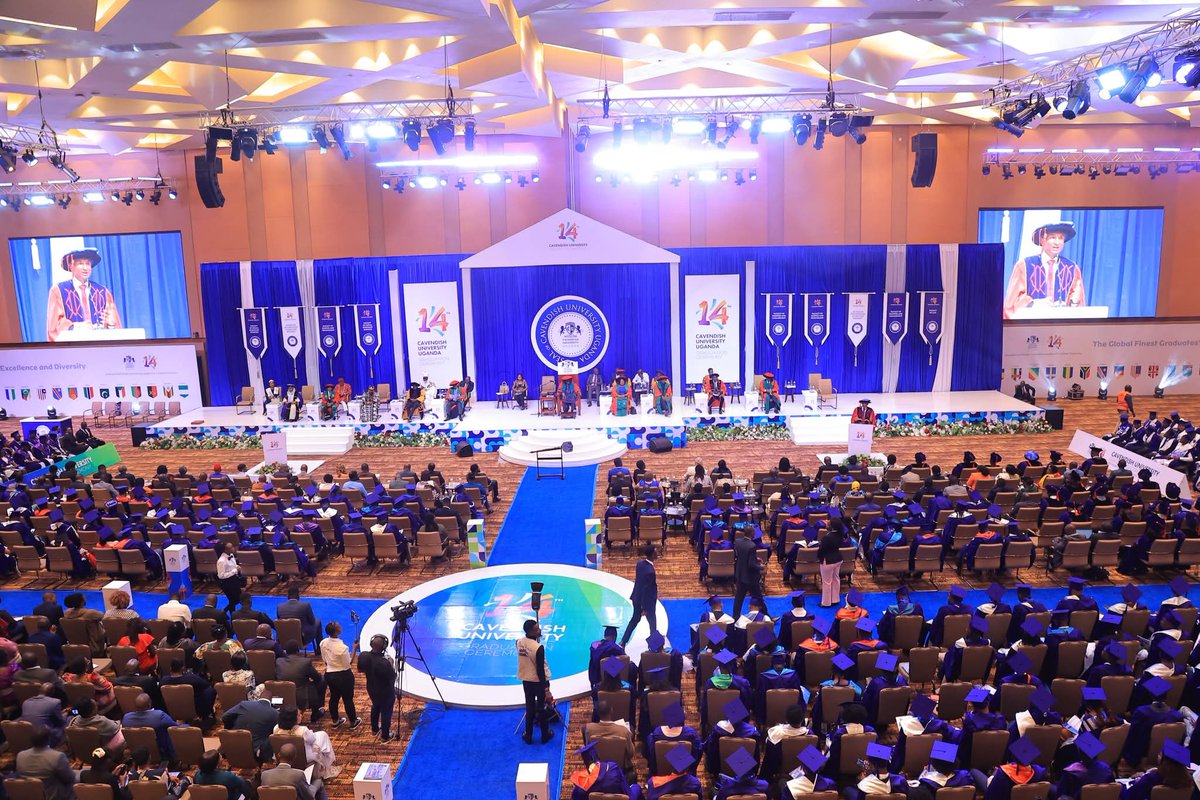 CavendishUg's tweet photo. Chancellor’s Inspirational Quote
“Education was my compass. Your resilience is your first qualification as a leader.” — H.E. Dr. Goodluck Jonathan as we celebrate the Class of 2025, we embrace his call to lead with empathy, integrity, and innovation. 
14th CUU Graduation
21st August 2025
Speke Resort Munyonyo
#CUUClassOf2025 #CUU14THGraduation #EmpoweringFutures