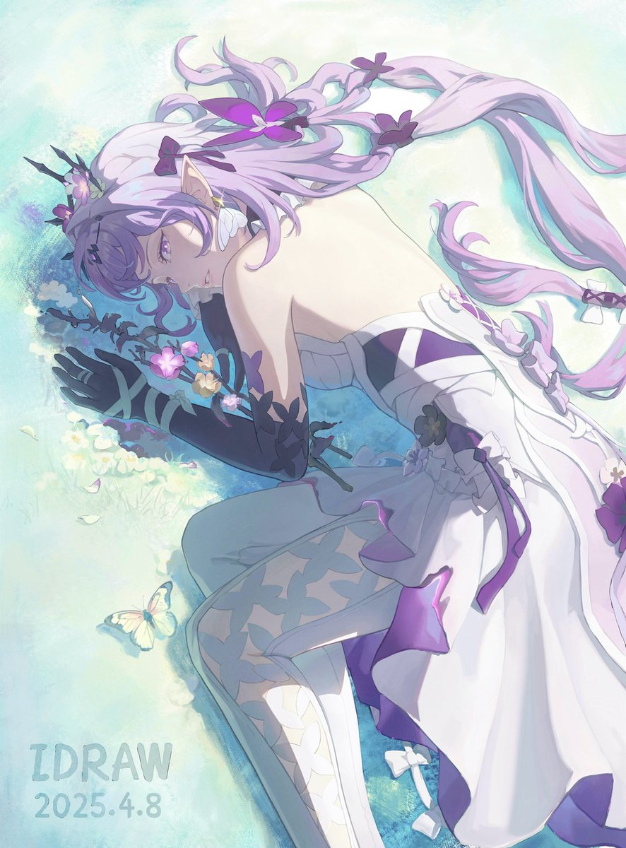 iDrawNote's tweet photo. #遐蝶 #HonkaistarRai #崩坏星穹铁道 
#Castorice https://t.co/wcPq2ksCZP