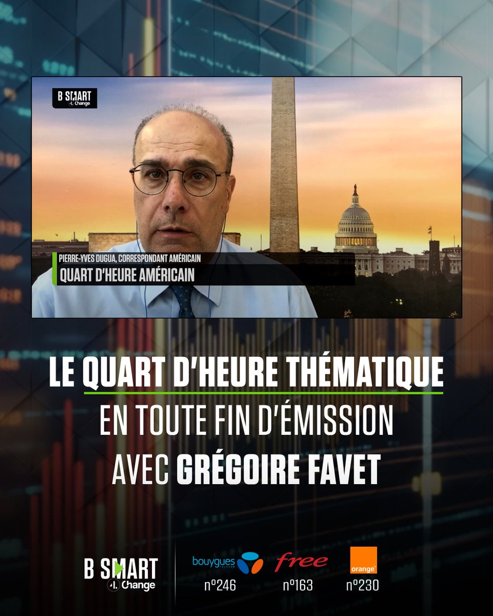 🚨 SMART BOURSE revient en direct dès ce lundi 25 août 2025 dès 17h sur <a href="/B_SMART_TV/">B SMART 4Change</a>.

Chaque jour, retrouvez les infos clés du jour sur les marchés avec le point bourse de <a href="/PGratelle/">Pauline Gratelle</a> en début d'émission. 
C’est ensuite au tour de nos invités de débattre des actualités et des