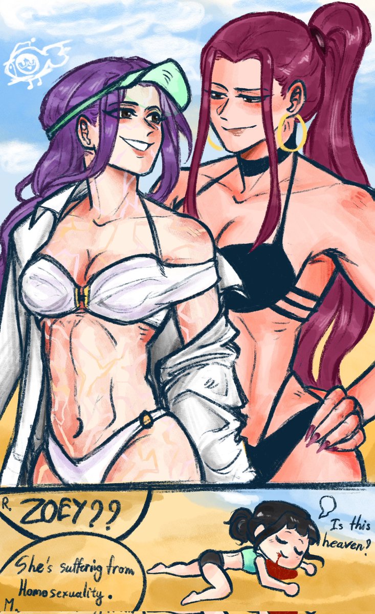Edennguyen_art's tweet photo. Day 4: Beach day!
#Polytrixweek2025 
#Polytrix 
#KPOPDEMONHUNTERS https://t.co/nFnxpboDZ3