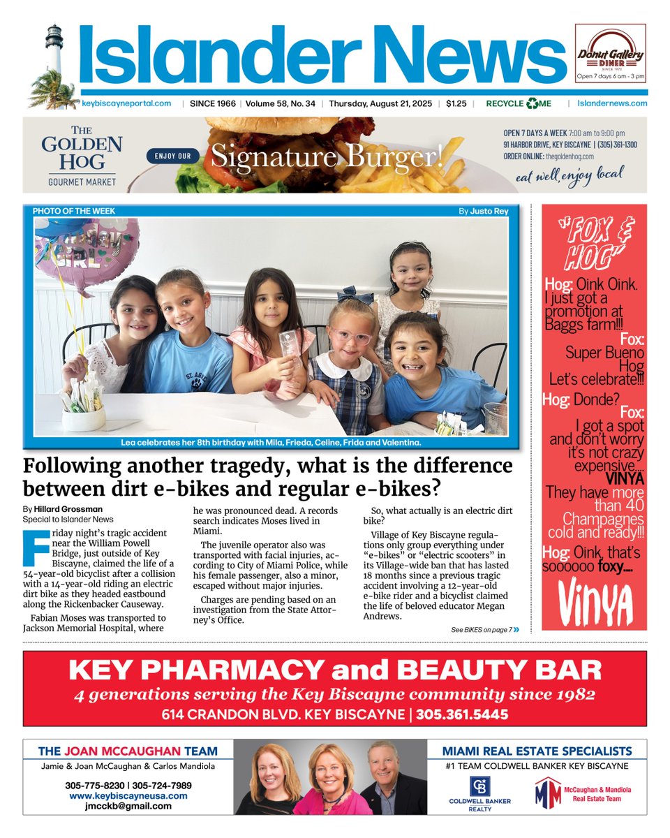 Our latest E-Edition is now ready to help you keep up with Island news while on the go. Are you ready for an evacuation in case of a storm? Village experts chime in... and more. 1l.ink/XT47556
#islandernews #keybiscayne #local #localnews #localnewsyoucanuse