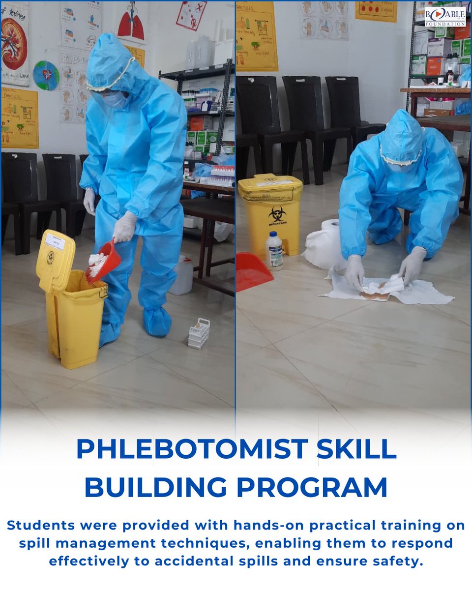 bablefoundation's tweet photo. Students received hands-on training in Spill Management Techniques, learning spill identification, use of kits, and clean-up through mock drills—building confidence to ensure workplace safety and environmental protection.
#SpillManagement #SafetyFirst #SkillDevelopment https://t.co/YcCgrOuEF7