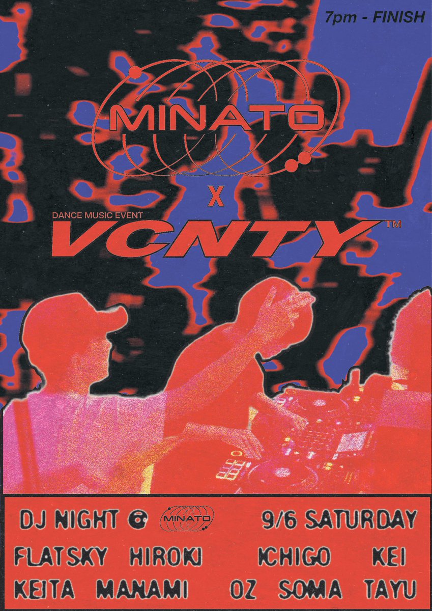 VCNTY_OFFICIAL's tweet photo. 📢📢New Announcement📢📢
2025/09/06 (Sat)
VCNTY in Music Bar MINATO

OPEN 19:00〜
Entrance Free https://t.co/8r1VSaO3yw