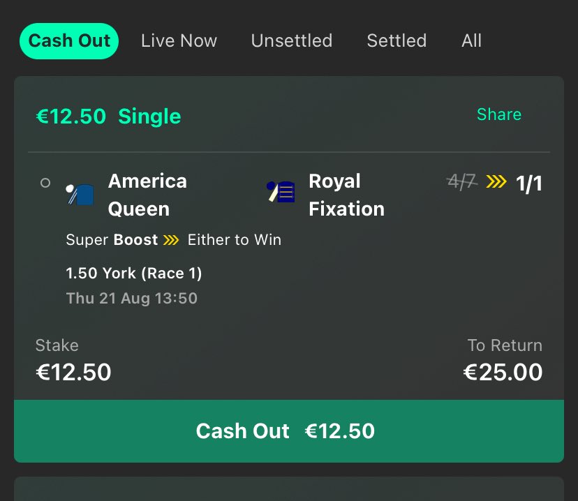 HedgeHogBettor's tweet photo. CASH GIVEAWAY 💵 

If America Queen or Royal Fixation wins the 1.50pm race at York today I’m giving away €25 cash to someone who:

LIKES ❤️ this post 

And 

REPOSTS ♻️ this post

Must be following @HedgeHogBettor https://t.co/BrRwWpO0sE