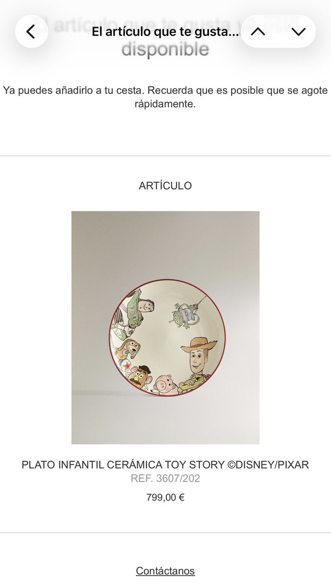 Va codiciado no? 799€ el plato me sale cara la vajilla… <a href="/zarahome/">Zara Home</a>
