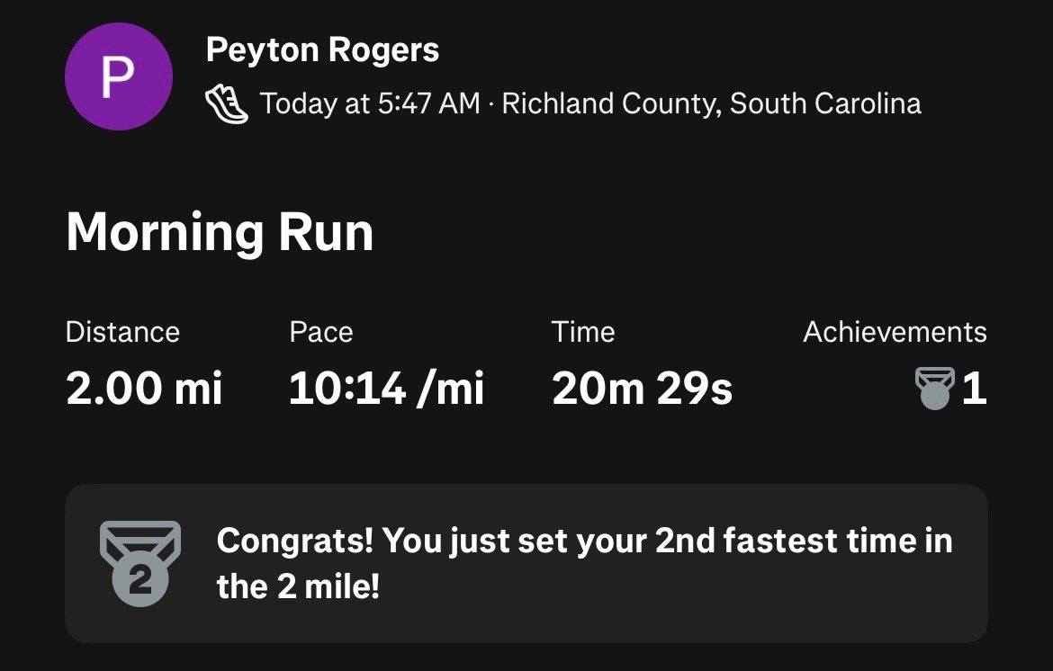 Peyton A. Rogers (@peytonroge48413) on Twitter photo What a way to start your day. Godโs perfect timing is worth the wait! Put your hope in God.<a href="/RVBlazersTFXC/">Ridge View Track & Cross Country</a> <a href="/RidgeViewSports/">Ridge View Sports</a> <a href="/rvhs/">Ridge View High School: A Med Pro Magnet</a> @ridgeview_wbb <a href="/RichlandTwo/">Richland School District Two</a> What a way to start your day. Godโs perfect timing is worth the wait! Put your hope in God.<a href="/RVBlazersTFXC/">Ridge View Track & Cross Country</a> <a href="/RidgeViewSports/">Ridge View Sports</a> <a href="/rvhs/">Ridge View High School: A Med Pro Magnet</a> @ridgeview_wbb <a href="/RichlandTwo/">Richland School District Two</a>