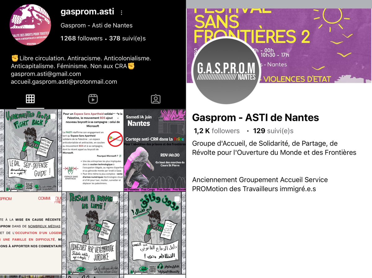 ⌖ CtrlSECint (@ctrlsecint) on Twitter photo La bataille d'une retraitée de 79 ans pour récupérer son logement squatté par une famille guinéenne 🇬🇳 depuis l’automne 2023.
L’association Gasprom-Asti, qui travaille aux côtés des migrants, a été mentionnée comme soutien des squatteurs. <a href="/Johanna_Rolland/">Johanna Rolland</a> La bataille d'une retraitée de 79 ans pour récupérer son logement squatté par une famille guinéenne 🇬🇳 depuis l’automne 2023.
L’association Gasprom-Asti, qui travaille aux côtés des migrants, a été mentionnée comme soutien des squatteurs. <a href="/Johanna_Rolland/">Johanna Rolland</a>
