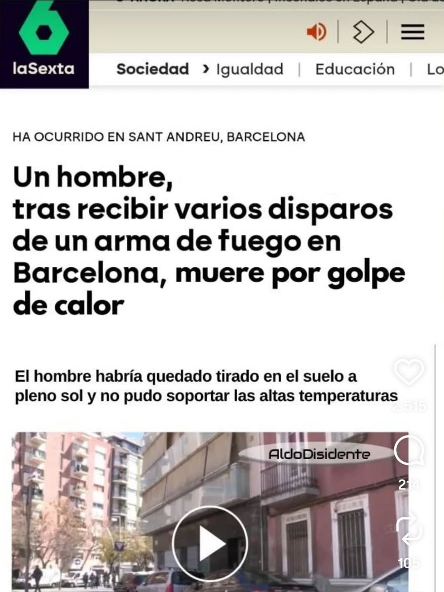 Hugothester's tweet photo. Otra víctima del cambio climático 😥 https://t.co/4E8h7OYHu6
