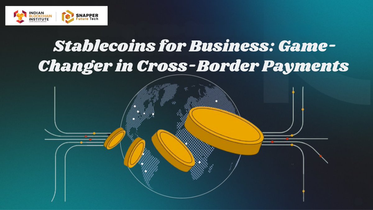 In today’s globalized economy, businesses are increasingly seeking faster, cheaper, and more reliable payment solutions.
Formore:indianblockchaininstitute.com/stablecoins-fo…