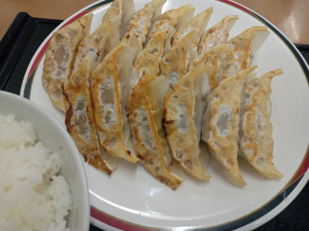 食べるの忘れてた、みよしのぎょうざー、どーん🎆

#みよしの #ぎょうざ