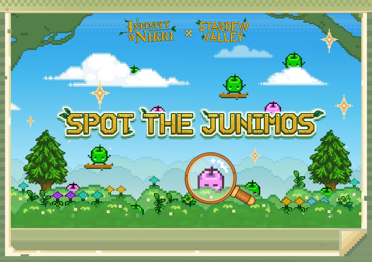 InfinityNikkiEN's tweet image. 🌟 Something magical is stirring in Miraland...
Rumor has it mysterious visitors have arrived—and they&apos;ve brought gifts!

👀Head over to infinitynikki.infoldgames.com/en/home

You never know where they might be hiding!
Psst... every time you click on a pink Junimo, something magical could…