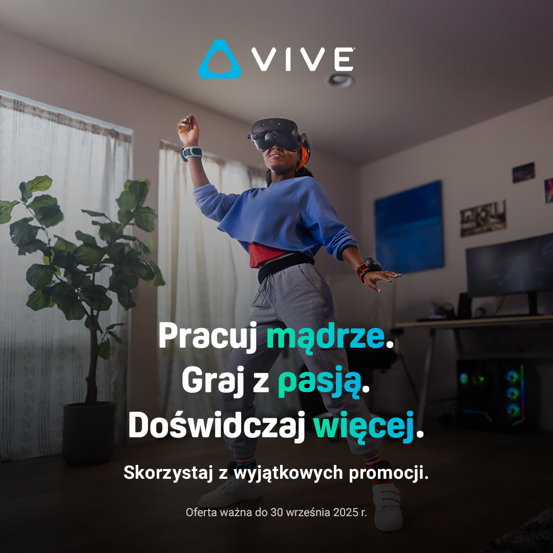 Promocja VIVE Back to School już ruszyła ✨
Nie przegap dużych oszczędności na headsetach i akcesoriach VR.

Zaoszczędź nawet 2150 zł już dziś:
🛒 vive.com/eu/shop/offers…