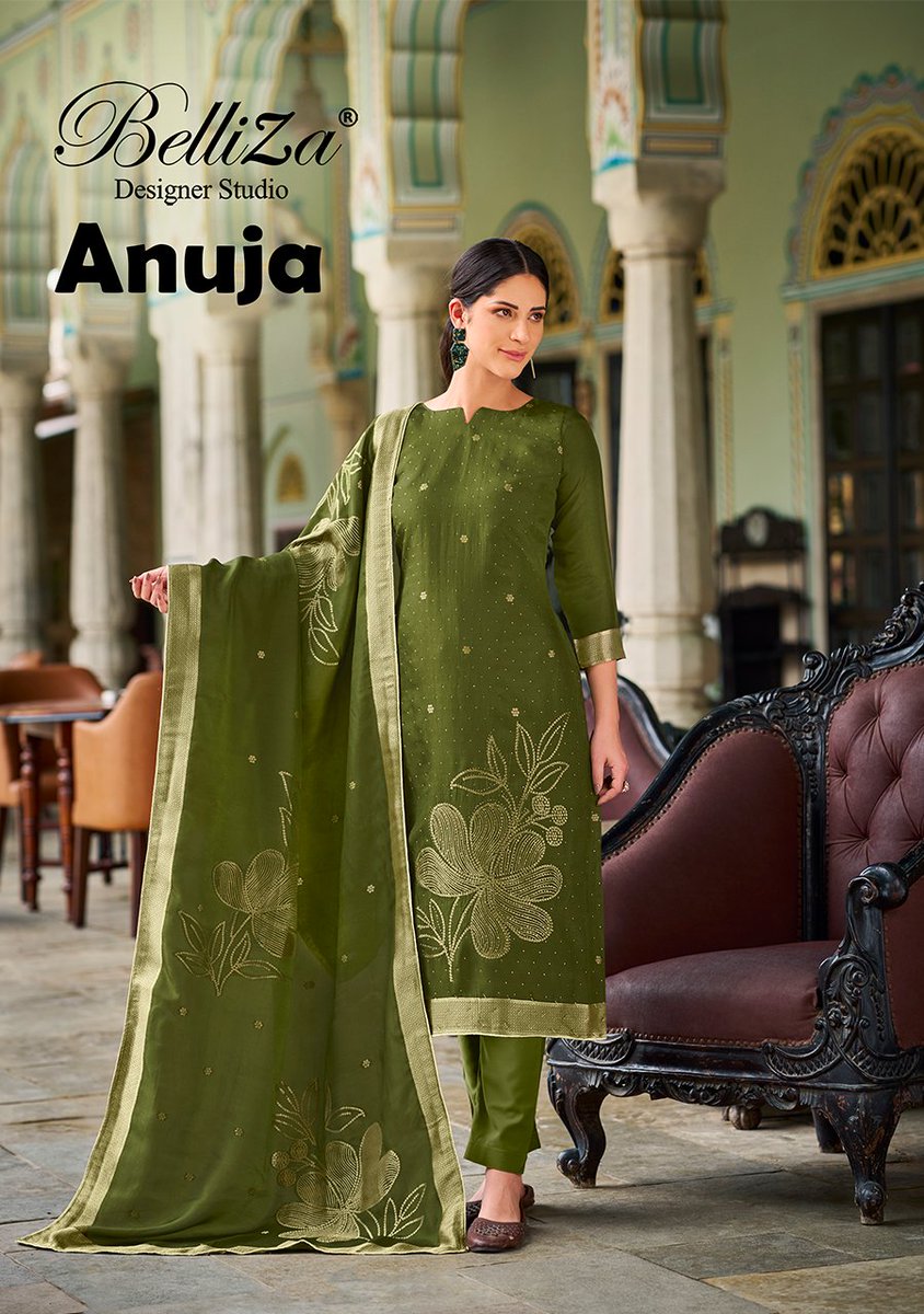 belliza_in's tweet image. Anuja by Belliza | Premium Viscose Dola Jacquard Collection with Swarovski Work &amp;amp; Box Dupattas

👗Shop Now on bit.ly/3SDO9t6
.
.
#anuja #wholesalestreetwear #embroiderywork #belliza