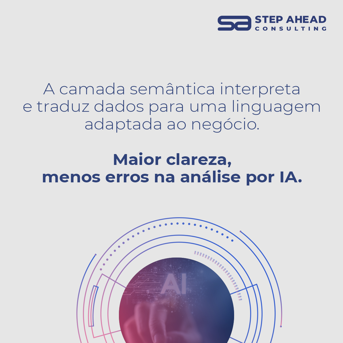 StepAheadCons's tweet photo. A sua IA consegue justificar as decisões tomadas?🤔

Sem um modelo semântico bem definido, a IA pode agir sem contexto, apontar soluções enviesadas ou gerar respostas incoerentes com a realidade de cada negócio.

A IA vai além da questão técnica.

#StepAheadConsulting #Tableau https://t.co/E9dD7PmEAQ
