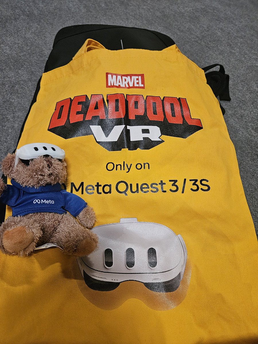 CadetGrumpyDuck's tweet image. Got to try #MarvelsDeadpoolVR today at @gamescom and had a great time! Looking forward to getting the video out when im back 🔥💜
Thanks @MetaQuestVR for inviting me to try the game 💜