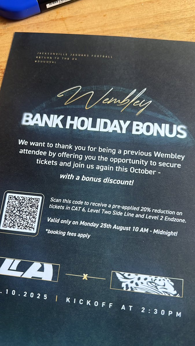 MHancock_Bruce's tweet photo. Got this in the post from @Jaguars so thought I’d see how much.

Before you even select a seat you’re facing £35 in fees…

No wonder they’re having to mail out adverts. https://t.co/vuMkPgAcDb
