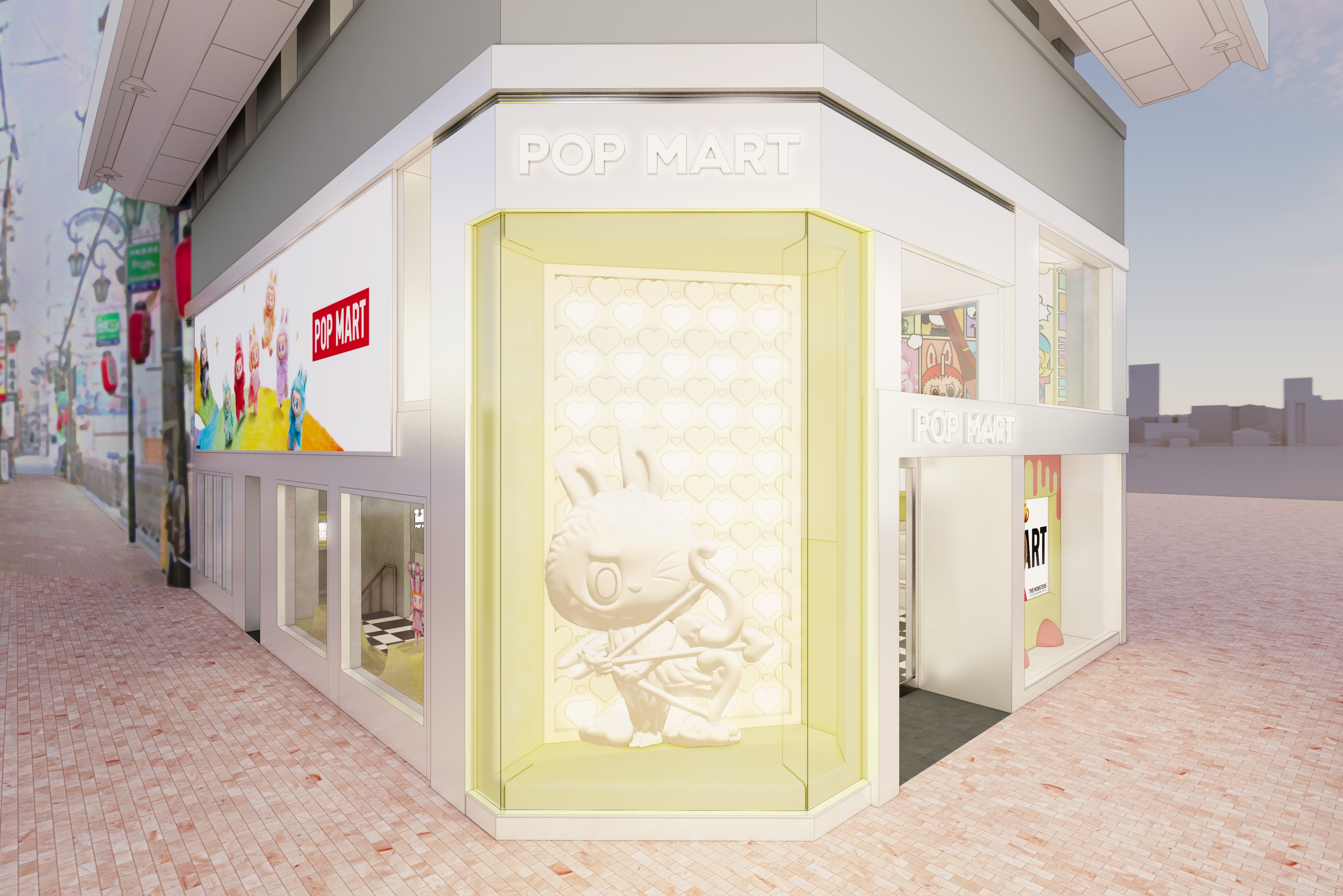 その他 Pop mart MEGA α SKULLPANDA Between Light and Dark 1000% Limited