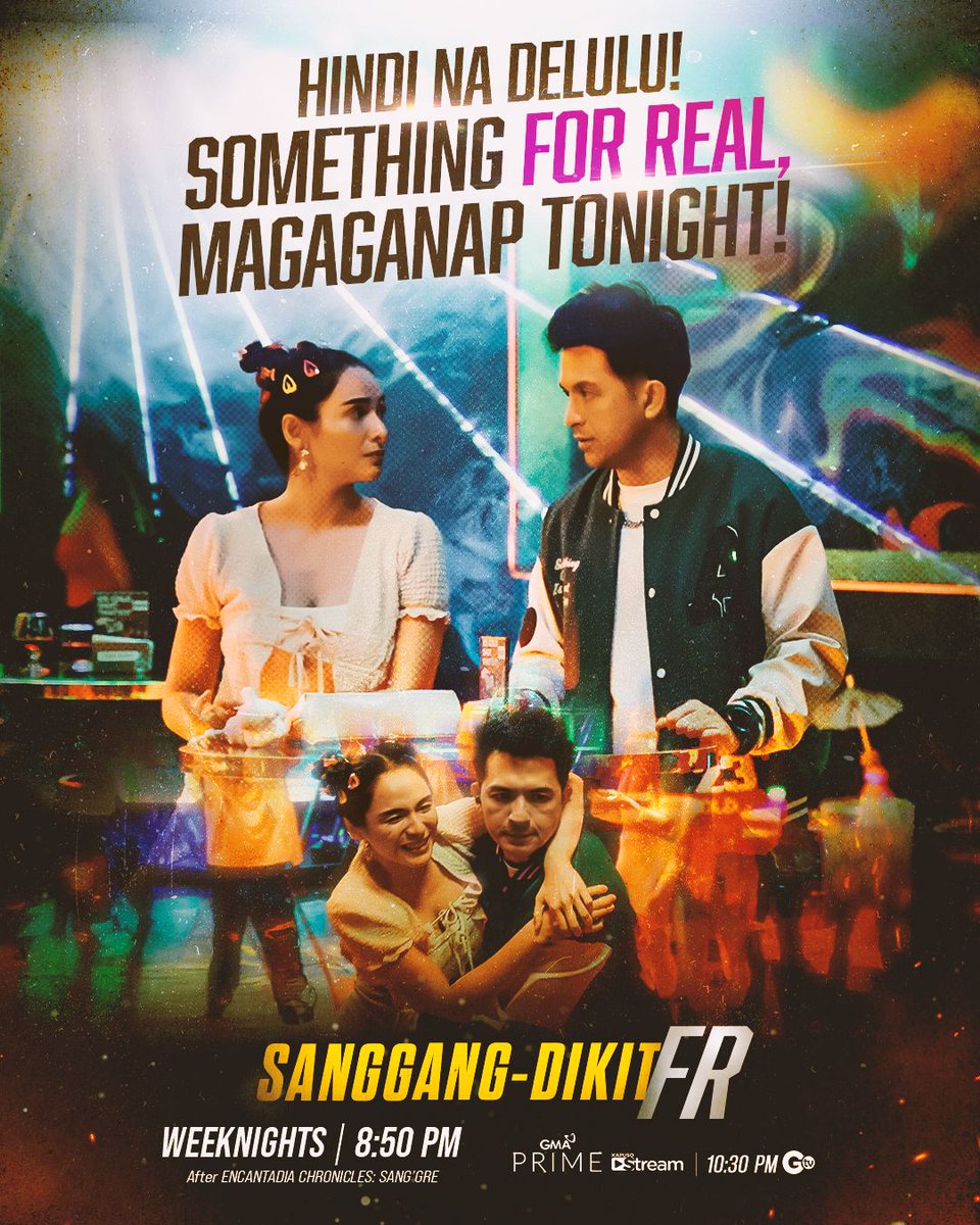 Delulu no more! For real na ’to! 🫣🫦 

Abangan ang #SDFRTheKiss sa #SanggangDikitFR, mamayang 8:50 PM sa GMA Prime! 👀