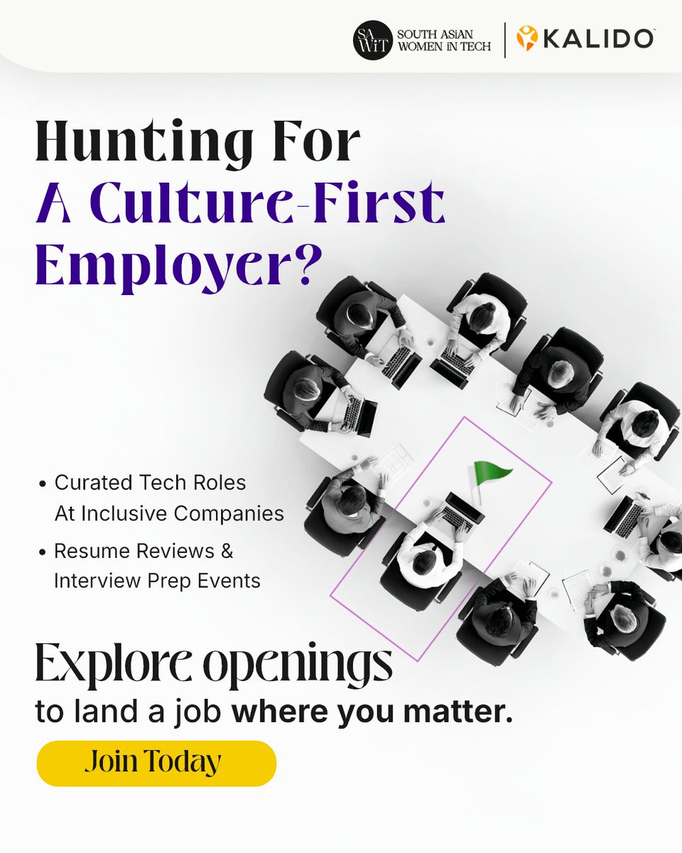 sawit_network's tweet image. Find careers that value authenticity with SAWiT. Join inclusive teams, embrace diversity, and let your uniqueness shine. Register now! shorturl.at/w6JoY
#GenerativeAI #BreakTheCode #WomenInTech #AI #GenAI #EmpowerAndEnable #SAWiT #SAWiTAI #SouthAsianWomenInTech #Guvi