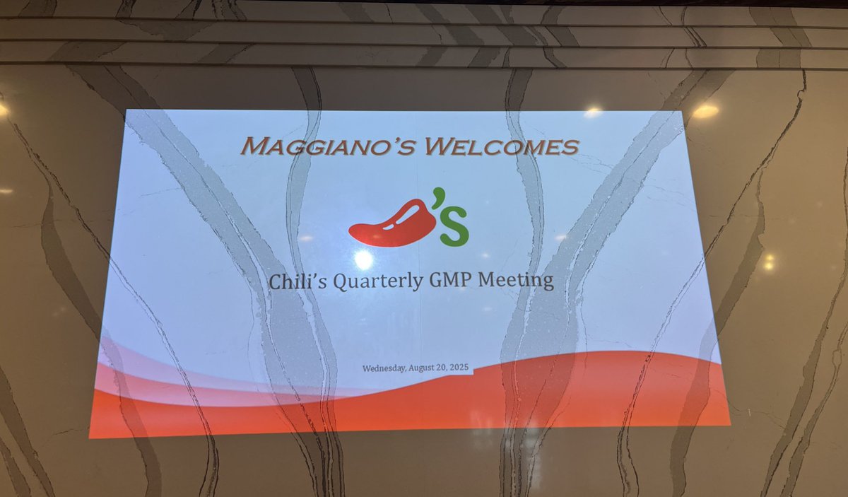 Had an amazing meeting with the powerhouse GMPs of IL! Thank you Maggiano’s. 💪🏽