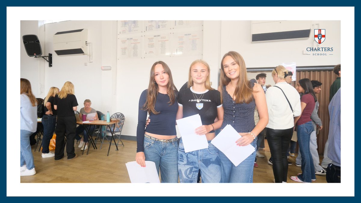 ChartersSchool's tweet image. Very many congratulations to the Class of 2025!
There is much to celebrate on GCSE Results Day &amp;amp; you can read more about the day's events here🔗
chartersschool.org.uk/66/news/post/6…
#gcseresults2025 #SoProud