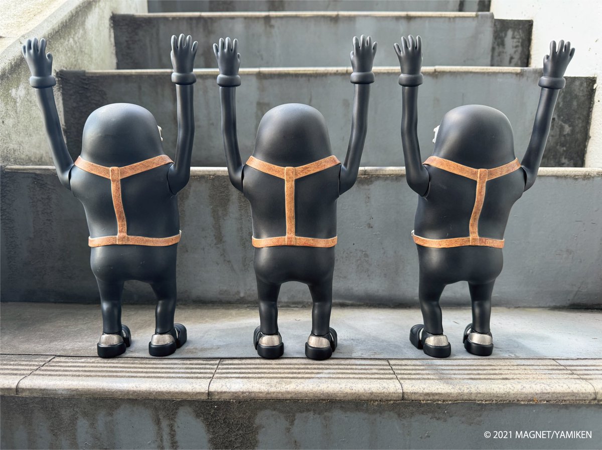 JANK HEAD」3バカ ソフビフィギュア 22日、本日から再販の予約開始です