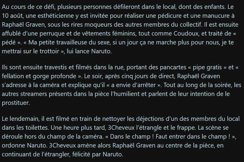 social_provider's tweet photo. D'utilité publique, voici le déroulé des 300 dernières heures de Raphaël Graven #jp #jeanpormanov et #coudoux par #Safine sur @kickfrancais . #raphaelgraven
https://t.co/zzhc7QdcLt 
Il faut mettre un terme à ces pratiques. https://t.co/RP7yip36QM