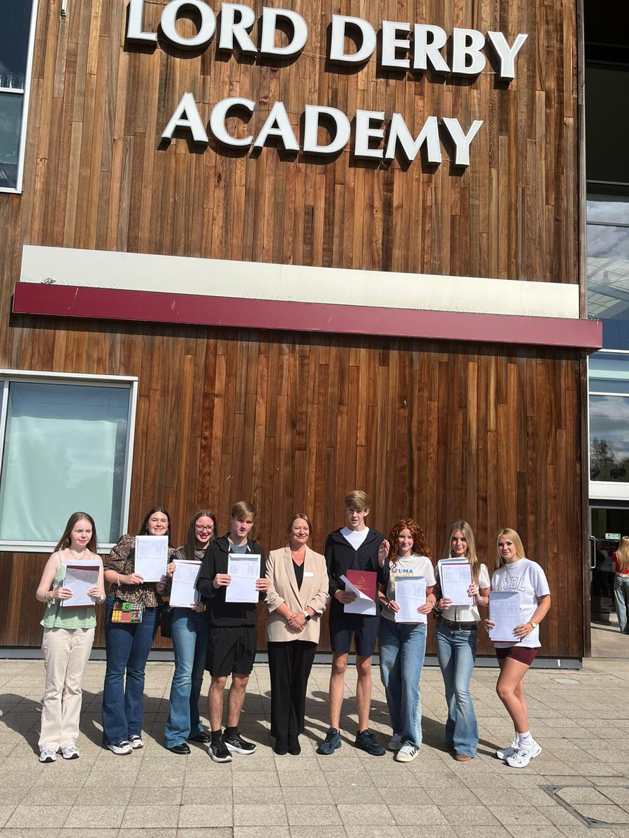 LDA Headteacher Vicky Gowan is ‘immensely proud of what the Y11 cohort has achieved after starting secondary school at one of the most challenging times in recent history.  Thanks to pupils’ resilience, staff dedication and family support, we have some very happy young people’.