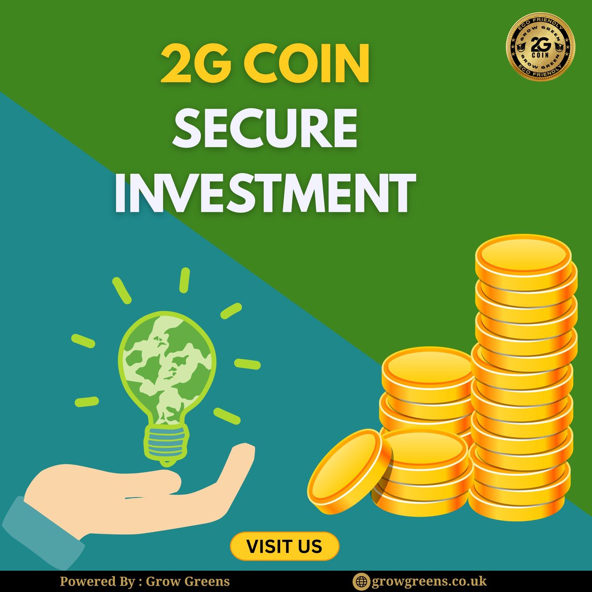 2gCoin's tweet photo. Invest smart, secure your future with 2G Coin! π·π· Grow your wealth while making a positive impact.
#2GCoin #SecureInvestment #CryptoInvesting #FinancialFreedom #GrowGreens #DigitalCurrency #SmartInvestments #WealthBuilding https://t.co/FfHWLDajgL