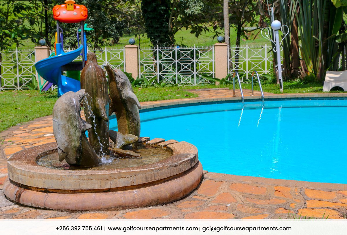 GolfCourseApart's tweet image. Happy Kids, Happy Parents!
With our dedicated swimming pool | playing area for kids, we strive to make your children's experience as enjoyable as yours.🏊‍♂️

To book or sight visit, Call: +256392755461 | Email : gci@golfcourseapartments .com

#Golfcourse #Homes #Apartments