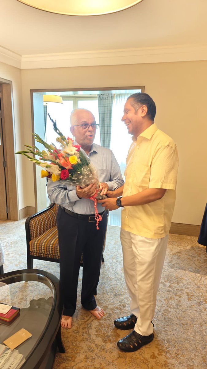 Met Justice Sudarshen Reddy soon after he filed his nomination as the consensus candidate of the INDIA bloc for the Vice President of India and wished him the very best.

Any MP that cares for a modern, progressive &amp; inclusive India will vote for him