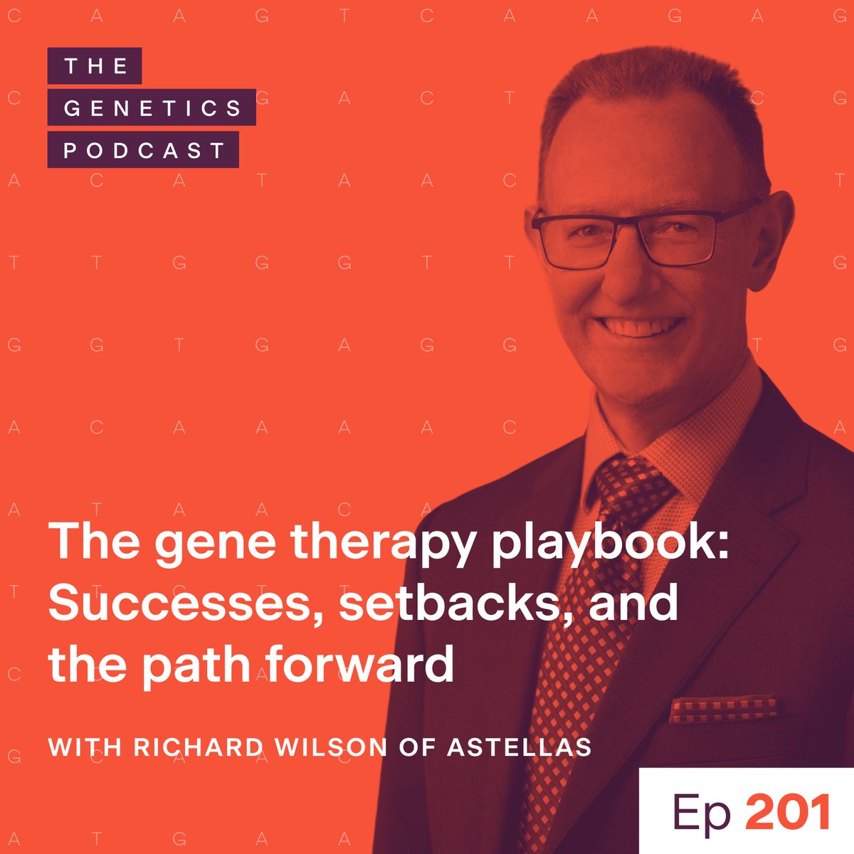 🎙️Tune in to Episode 201 of #TheGeneticsPodcast 🚀

This week, we’re joined by Richard Wilson, Senior Vice President, Primary Focus Lead of Genetic Regulation at Astellas. Listen in to hear about where gene therapy stands in 2025, from scientific wins to persistent barriers.