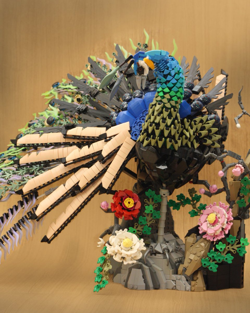 孔雀 14連 土台 リクウ 孔雀] - 東京国立近代美術館