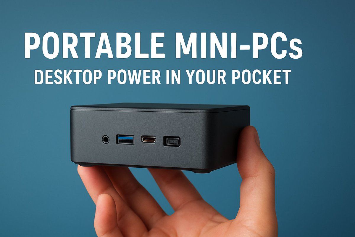bytenesttech's tweet image. Desktop power, pocket size. 💻✨
 Portable mini-PCs are changing the game for work, gaming, and creativity on the go. 🚀
 👉 Read more: bytenest.tech/portable-mini-…
 #MiniPC #TechTrends #PortableComputing