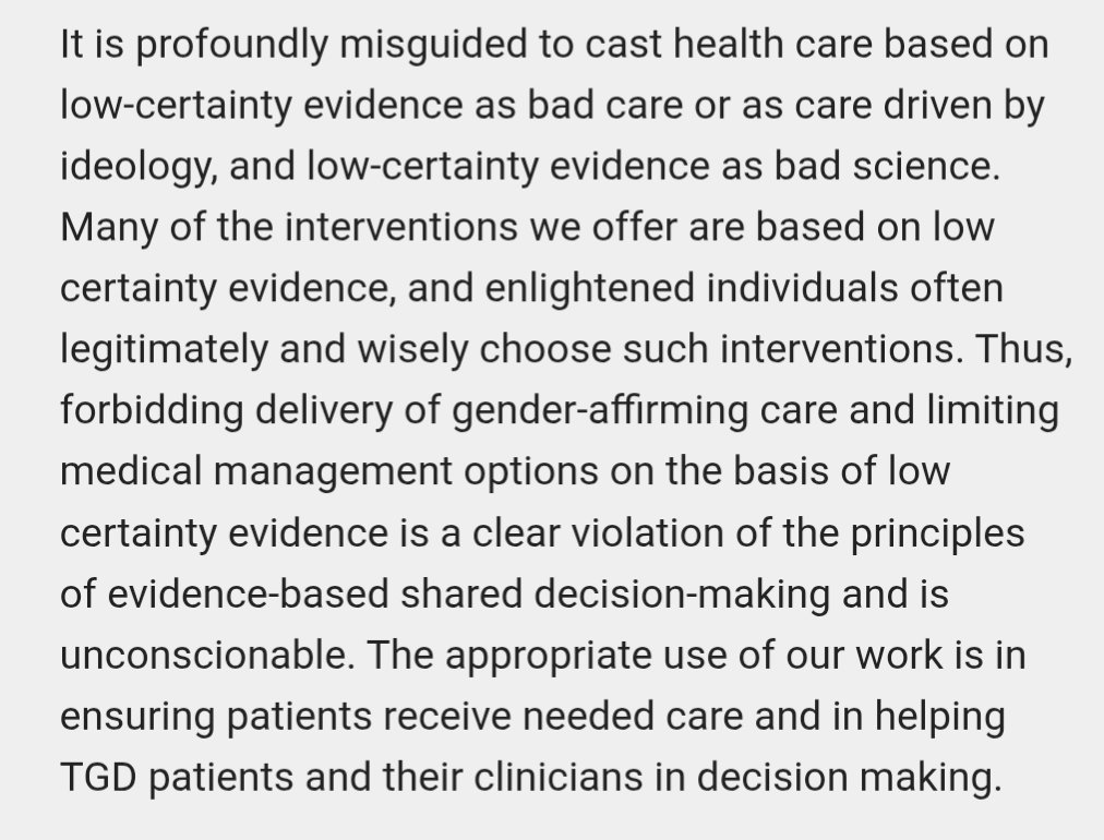 Alex Ashman (@alexashman) on Twitter photo This is from Guyatt etc al, who have stated they will no longer accept funding from the anti-trans organisation SEGM: hei.healthsci.mcmaster.ca/systematic-rev… This is from Guyatt etc al, who have stated they will no longer accept funding from the anti-trans organisation SEGM: hei.healthsci.mcmaster.ca/systematic-rev…