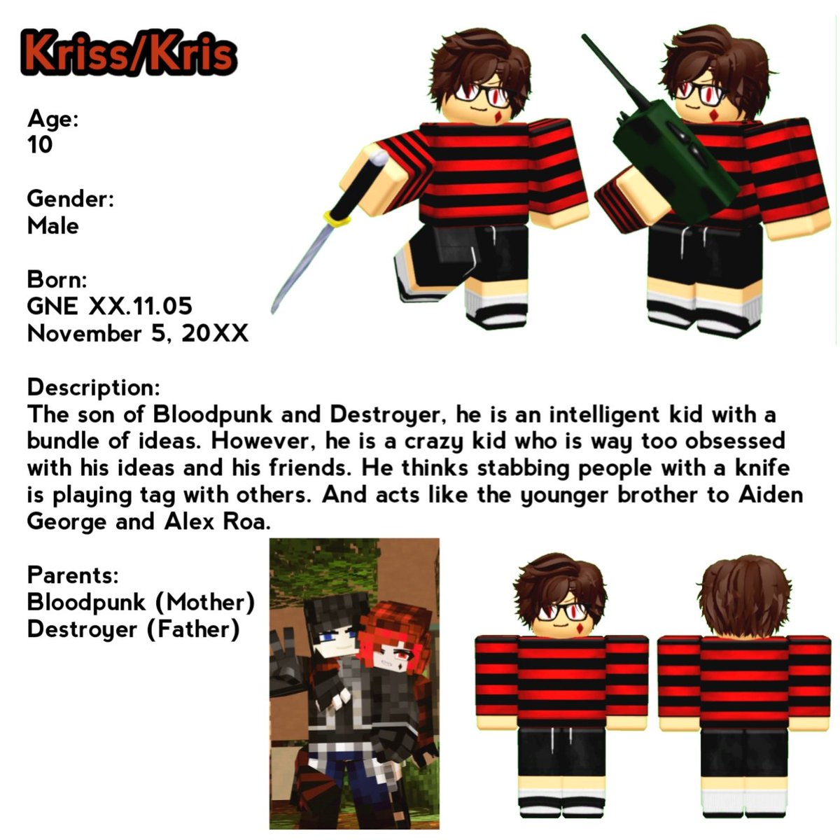 Minecra63164131's tweet photo. I made Batman4014 fan children because why not, so here they are! Starting with the boys. (Part 1/2)

#batman4014 #batworld #roblox https://t.co/qCOrLs7WJD