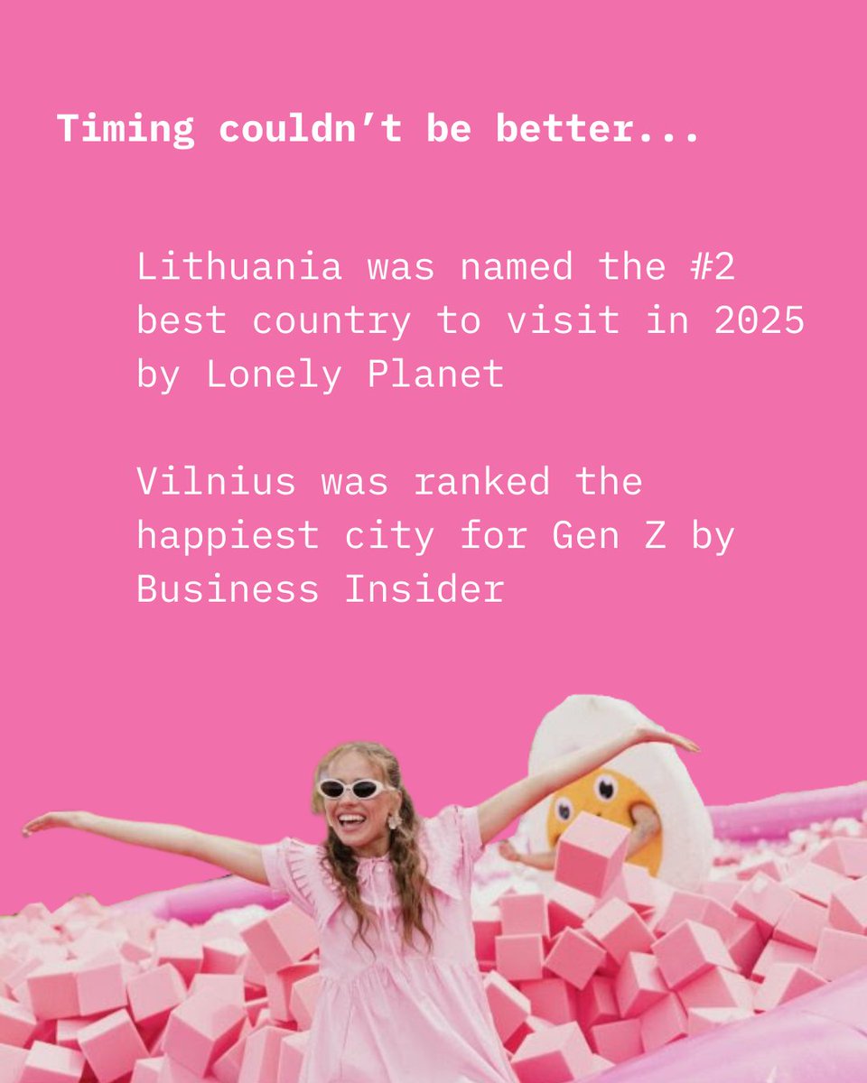 Baltic_Brand's tweet photo. 🦆✨ For the first time ever, we’re taking Baltic Brand Forum to Vilnius!  

From pink soup rivers to bold ideas - we’re uniting the region in one big conversation about brands and culture.

🌍🔥  Tickets are available here - https://t.co/oKnNusu16d https://t.co/WSiyJXMoRz