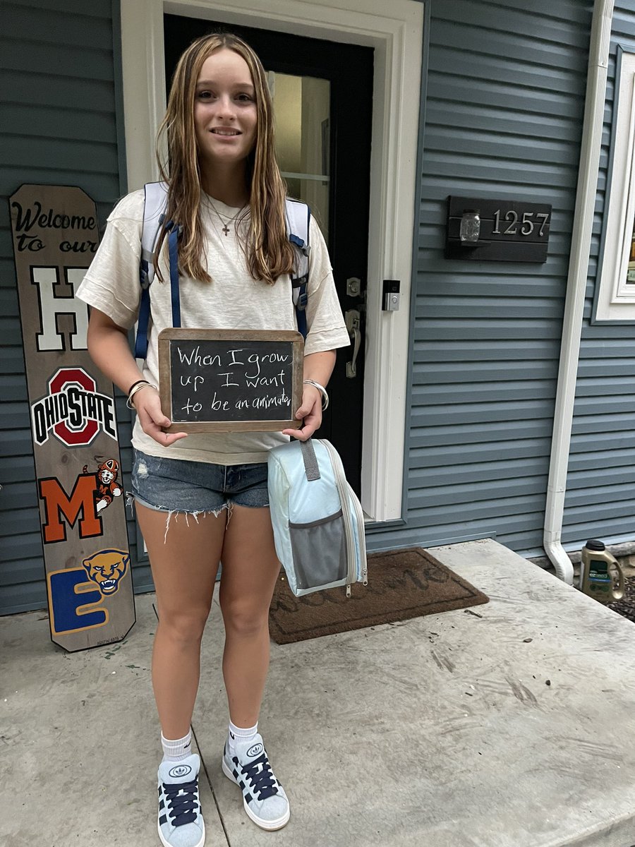 Becca Moore (@beccamoorecw) on Twitter photo #MassillonFirstDay25 Ella is a freshman and can catch a ride with <a href="/CoachNMoore/">Nate Moore</a> for her first day! #TIG #highschool #MassillonFirstDay25 Ella is a freshman and can catch a ride with <a href="/CoachNMoore/">Nate Moore</a> for her first day! #TIG #highschool