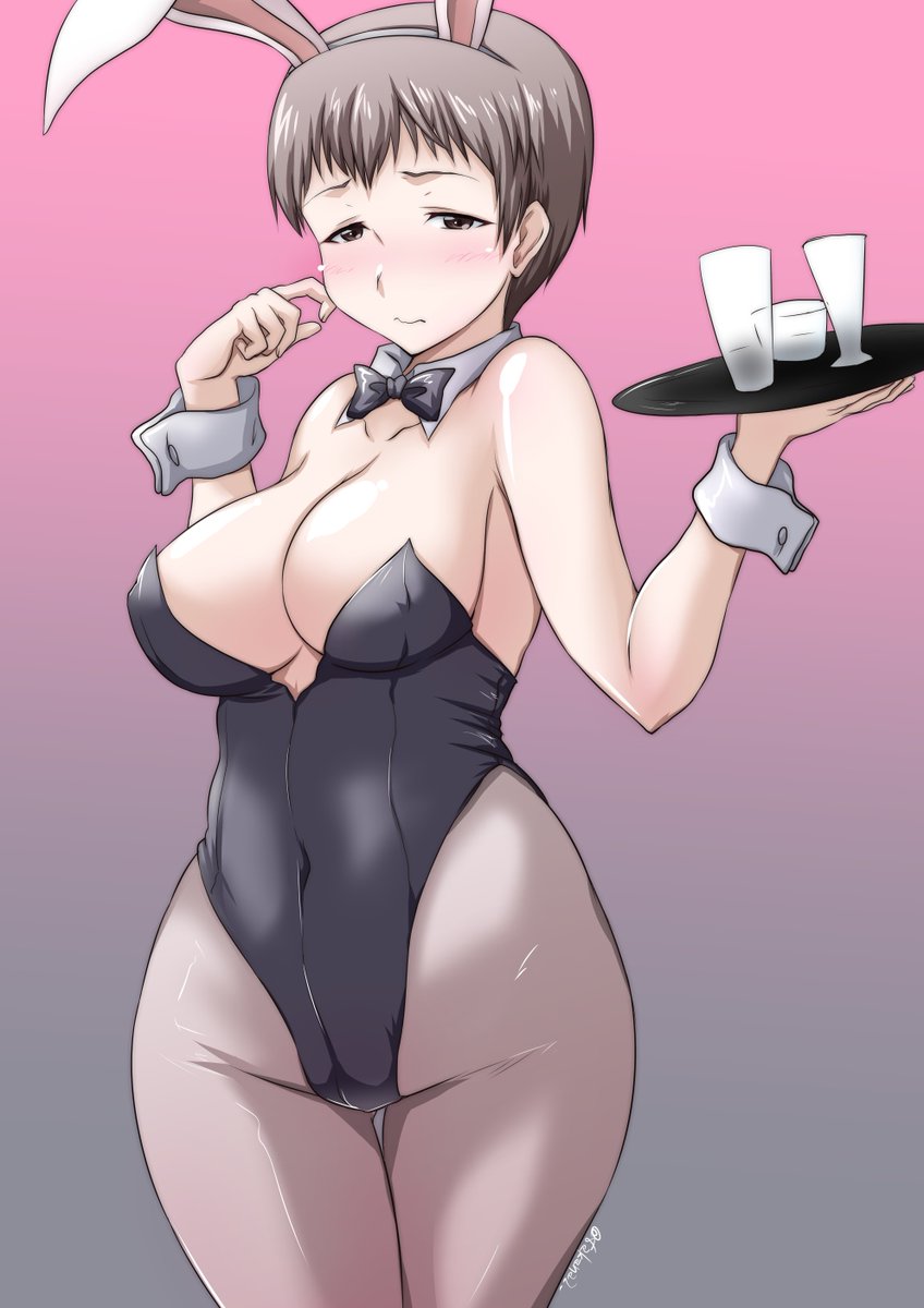 ペパロニ(ガルパン) 「#バニーの日 二度目のバニーディ～」|鷹那２号のイラスト