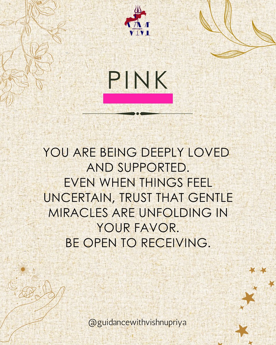 guidncbyVishnup's tweet image. What color did you pick?
Comment below - and tag someone who needs a message from the universe today.💖

#energyreading #weeklyguidance #intuitivemessage #tarot #tarotcards #astrology #numerology #tarotreading #tarotreadersofinstagram #love