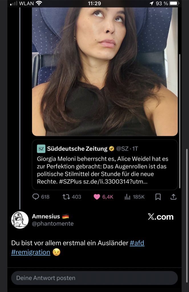 Wuppi #StolzcoreBande (@realwuppi) on Twitter photo Ich hoffe auf baldige Antwort von BCG! Ich war völlig schockiert als ich diesen rassistischen Ausbruch sah!
Gleich ruf ich noch mal an, dann ist das eine Runde Sache!
<a href="/jannibal_/">Jan A. Karon</a> <a href="/nguyen_afd/">Anna Nguyen, MdL</a> z.K.
#RedaktionsnetzwerkRechts Ich hoffe auf baldige Antwort von BCG! Ich war völlig schockiert als ich diesen rassistischen Ausbruch sah!
Gleich ruf ich noch mal an, dann ist das eine Runde Sache!
<a href="/jannibal_/">Jan A. Karon</a> <a href="/nguyen_afd/">Anna Nguyen, MdL</a> z.K.
#RedaktionsnetzwerkRechts