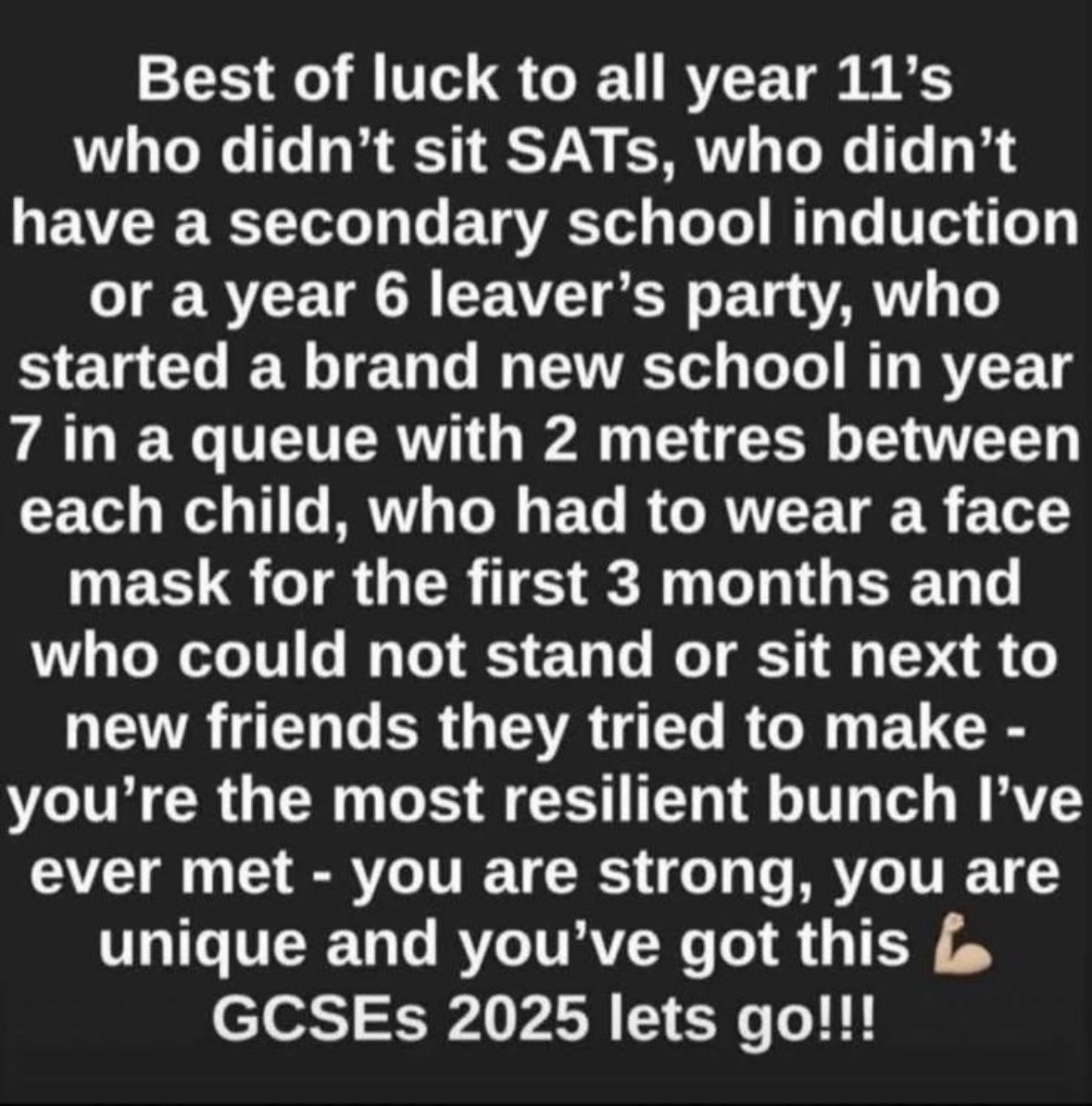 kash645's tweet photo. @DanielKebedeNEU Absolutely this ❤️👏👏. I taught this cohort in Y6 and it was really tough for them. They are all amazing 🌟 https://t.co/aFXj0ppCL3