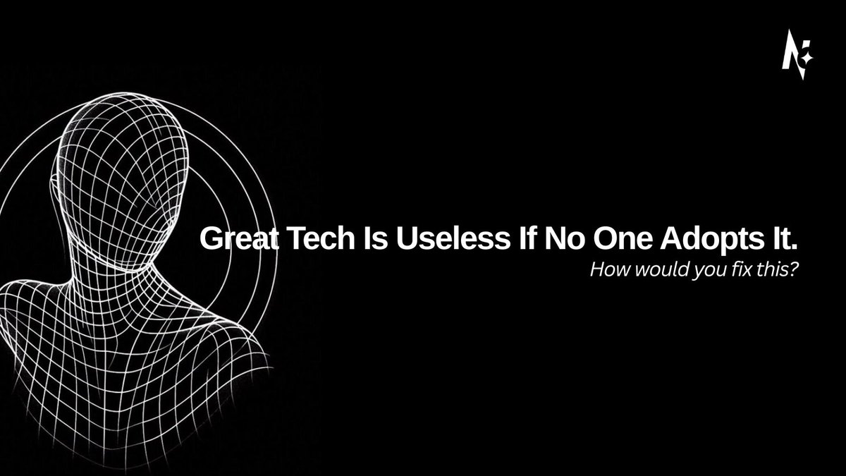 nortiyus's tweet photo. You can build cutting-edge tech, but if no one adopts it, it’s just code in a repo.

Many Web3 startups over-invest in product and under-invest in go-to-market.

Result? Low traction, slow adoption, and wasted runway.

How would you fix this gap? 👇
#Nortiyus #Web3 #GTM https://t.co/rdoJkIYQZ0