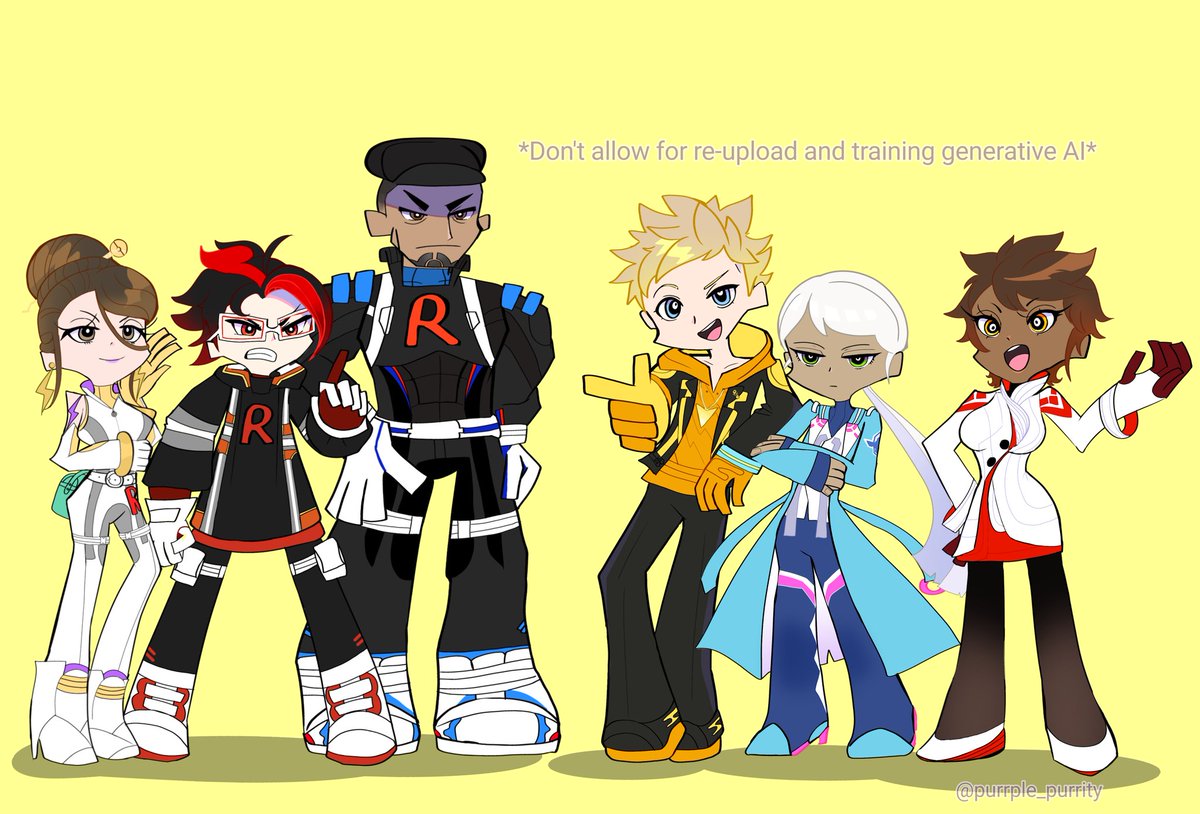 Purrple_Purrity's tweet photo. Team leaders in PASWG art stlye!💞💫
#LeaderSierra #LeaderCliff #LeaderArlo #Blanchpokemongo #Sparkpokemongo #Candelapokemongo #fanart https://t.co/6lqHlP4TA3