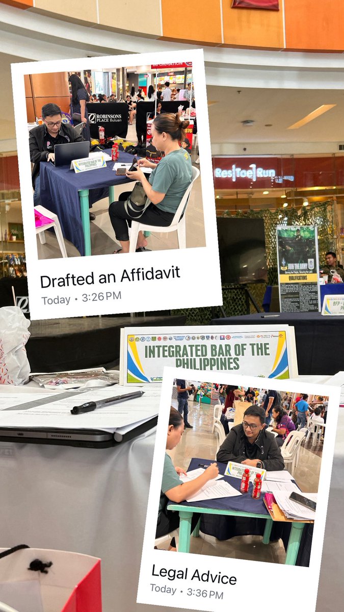 paolomagarin's tweet image. August 21, 2025 | Legal Aid on Wheels: 
OpportYOUTHnidad Caravan Butuan City @ Robinsons Butuan

IBP- Agusan Del Norte Chapter

#ServeTheCountryHailTheIBP
#IBPLegalAid
#IBPinAction
#IBPNCLA