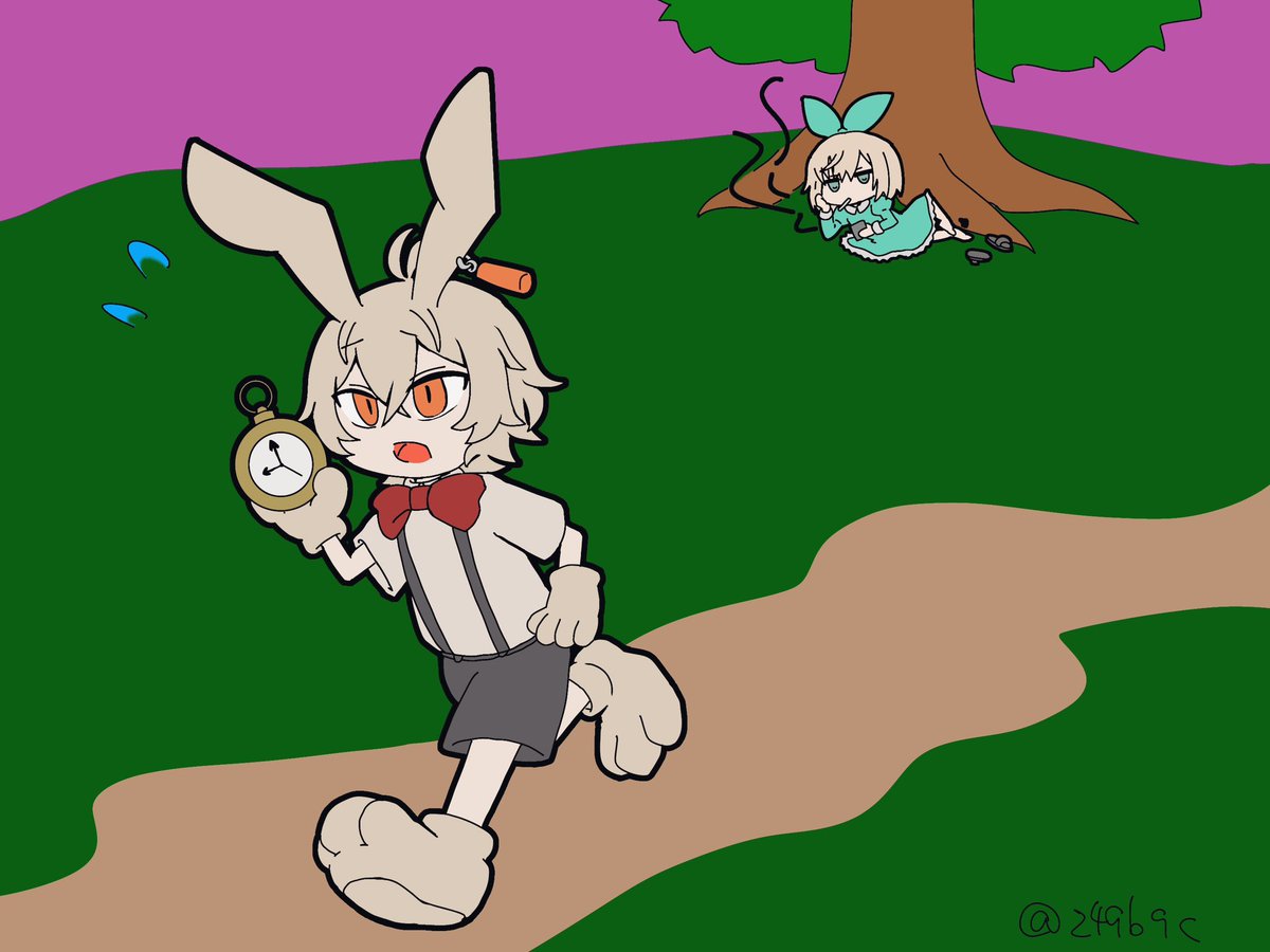しょたにとうさぎさん🐇（友情出演：キルシュトルテ）　#弐トノ壁画