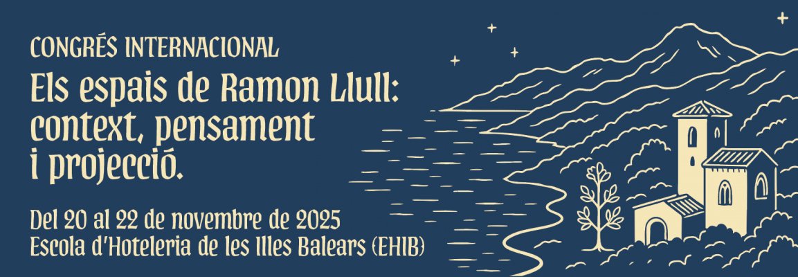 Me complace muchísimo anunciar, desde el IEHM, la web y el programa del Congreso Internacional 'Los espacios de Ramon Llull: contexto, pensamiento y proyección', que se celebrará en Palma (20-22 de noviembre), y que cuenta con 54 ponentes de todo el mundo: agenda.uib.es/138349/detail/…
